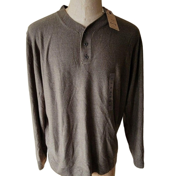 WEATHERPROOF Henley Sweater. Size XXL - Picture 6 of 9